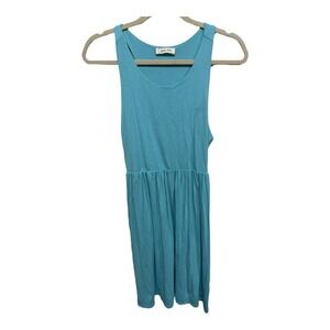 Beeson River Blue Tank Midi Dress with Pockets Size Large